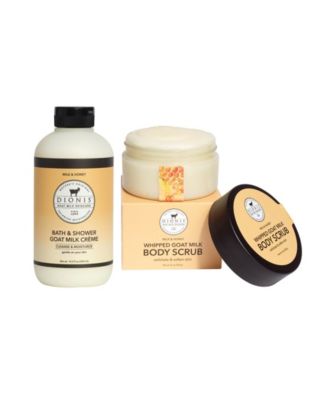 Milk Honey Goat Milk Shower Cr&egrave;me and Body Scrub Set