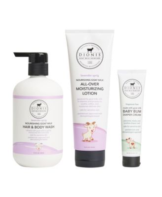 3-Piece Goat Milk Baby Care Lavender Bundle Set
