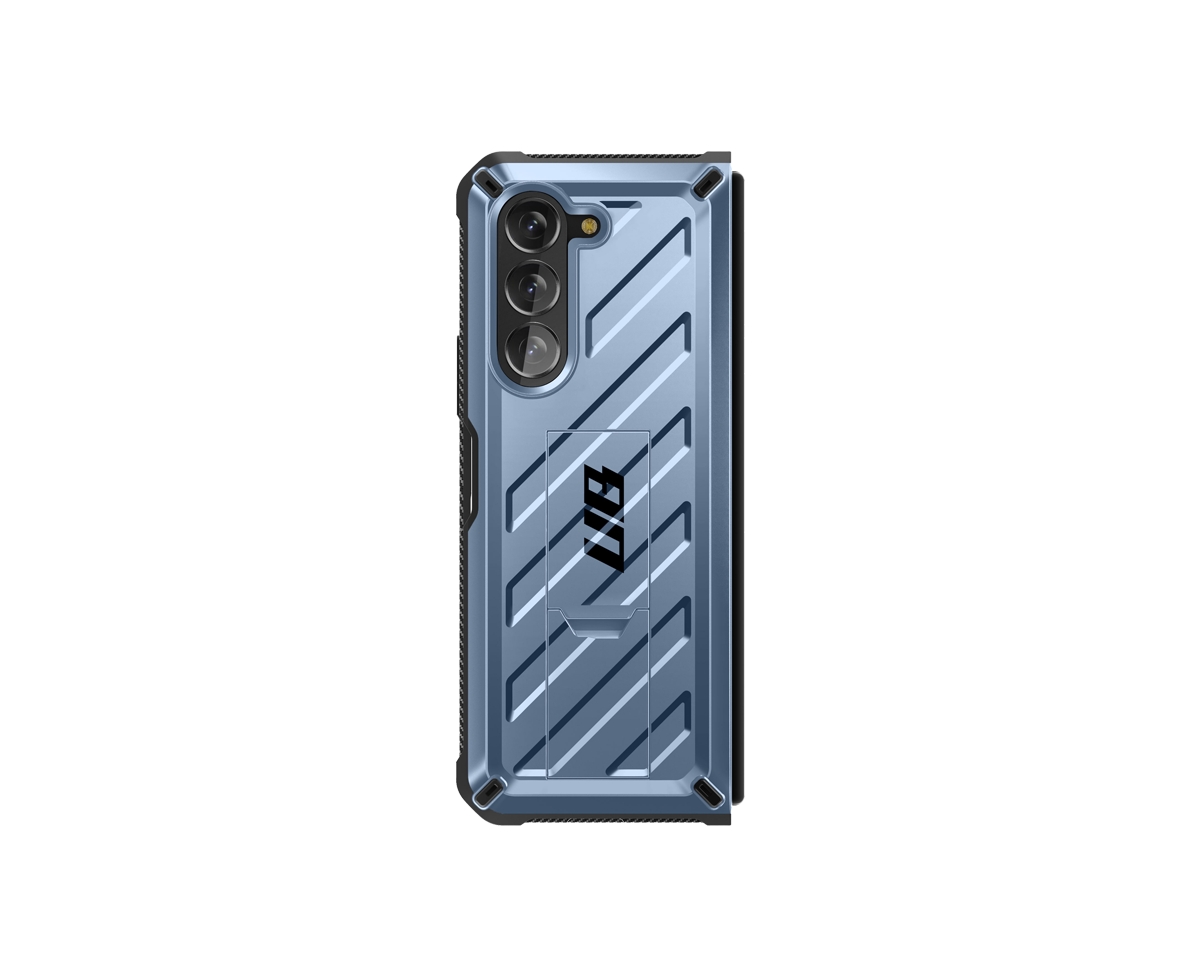 Supcase Galaxy Z Fold5 Unicorn Beetle Kickstand Case with Screen Protector - Blue