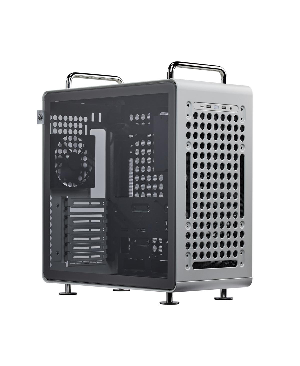 Coolermaster Qube 540 Compact Tempered-Glass Atx Mid-Tower Case, Compatible with Atx Motherboards - Moonstone