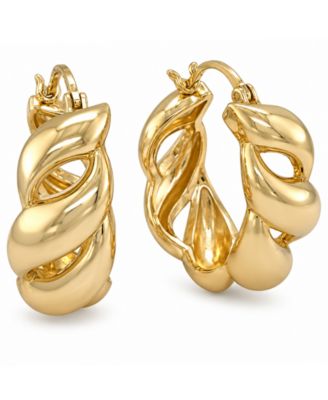Open Twisted Hoop Earring
