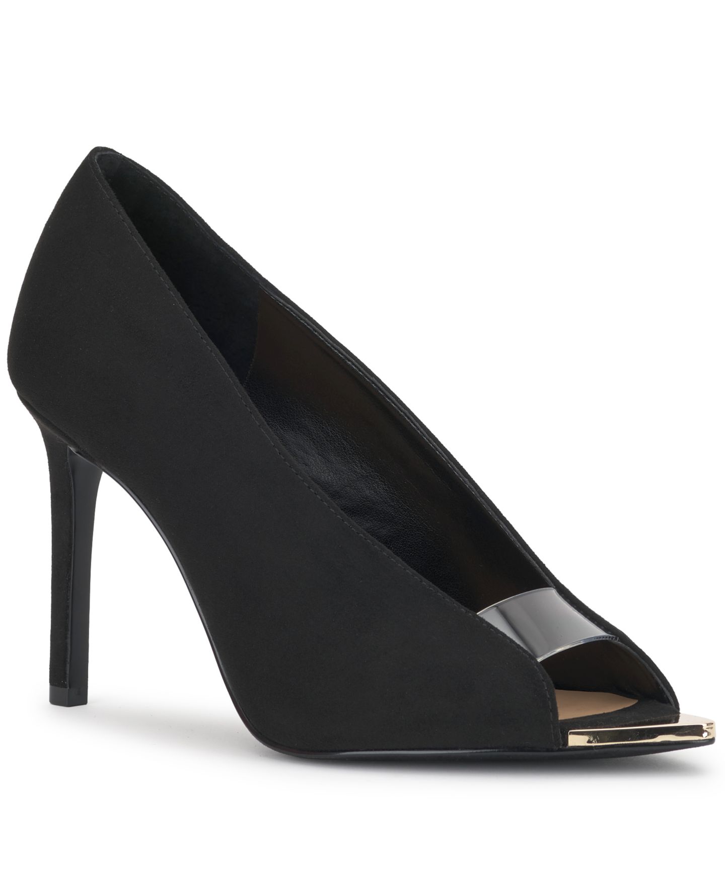 Женские туфли I.N.C. International Concepts Ayluna Peep Toe High Heel Pumps, цвет: Чёрный — фото 1
