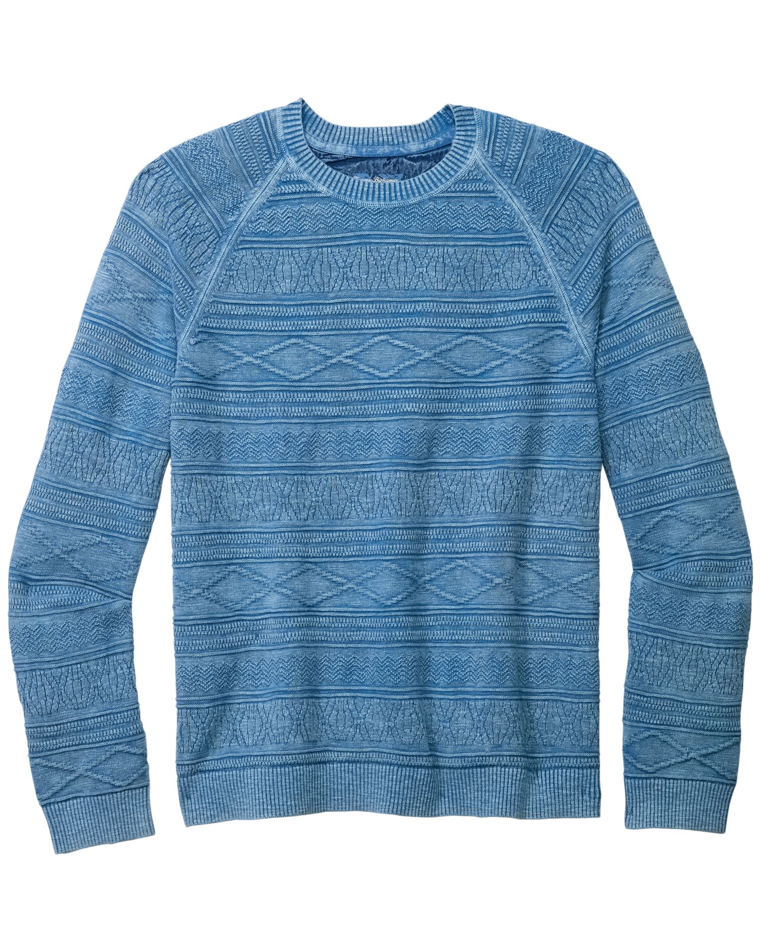 Men's Sun-Soaked Long-Sleeve Crewneck Sweater