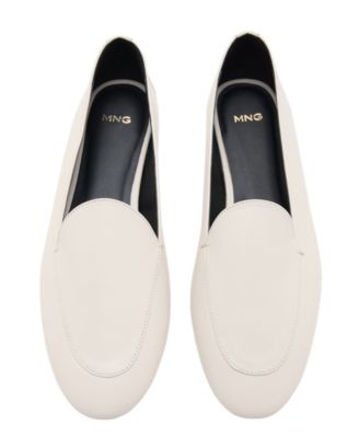 Women's Penny Leather Round-Toe Loafers