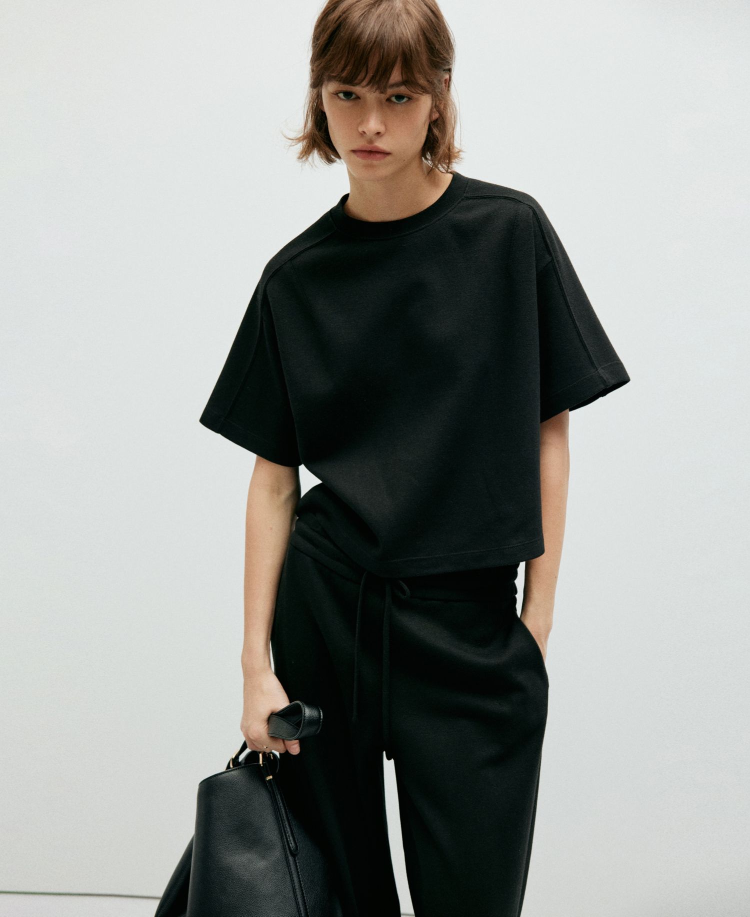 Women's Fine-Knit Straight-Fit Pants