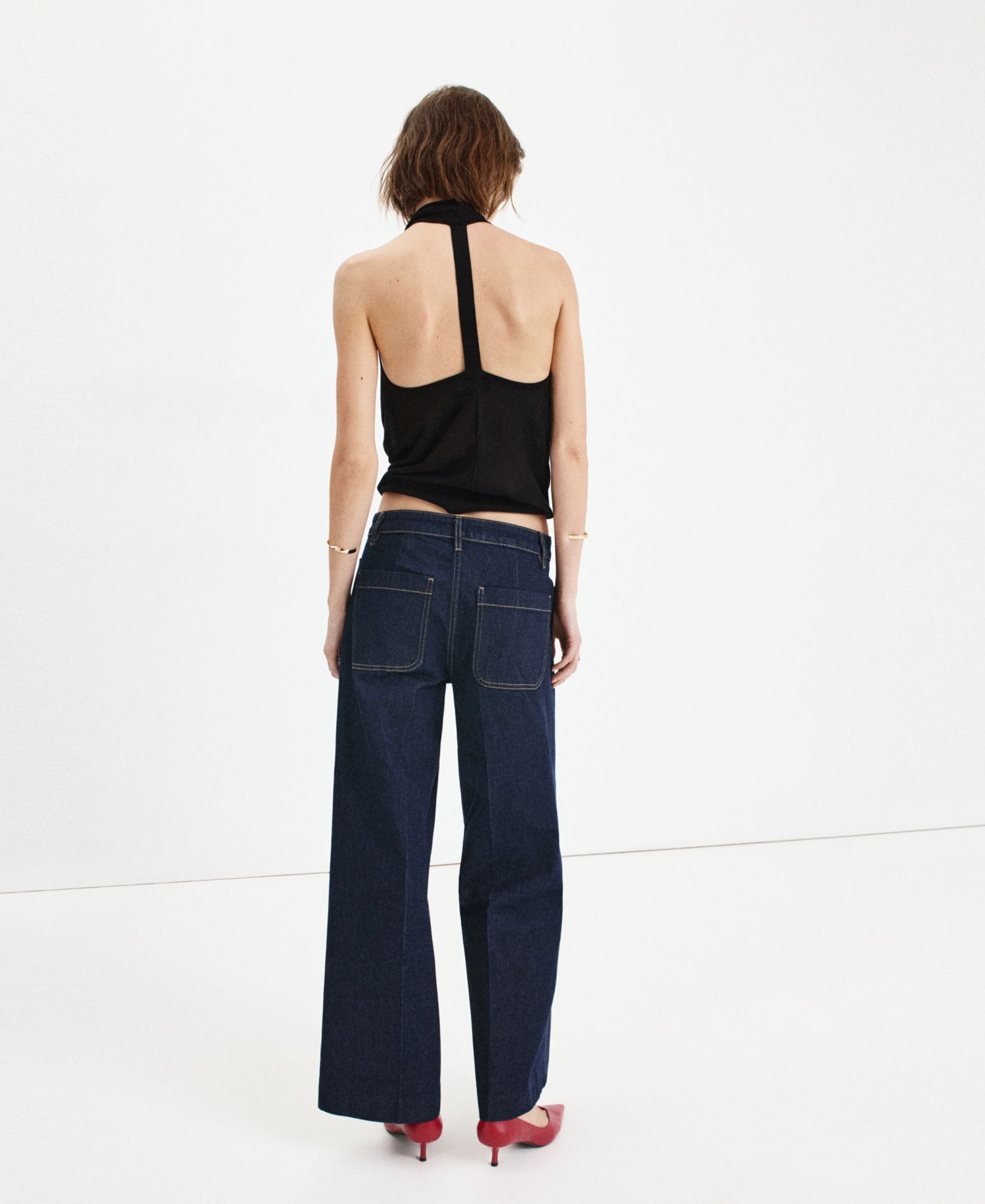 Women's High-Rise Wide-Leg Jeans