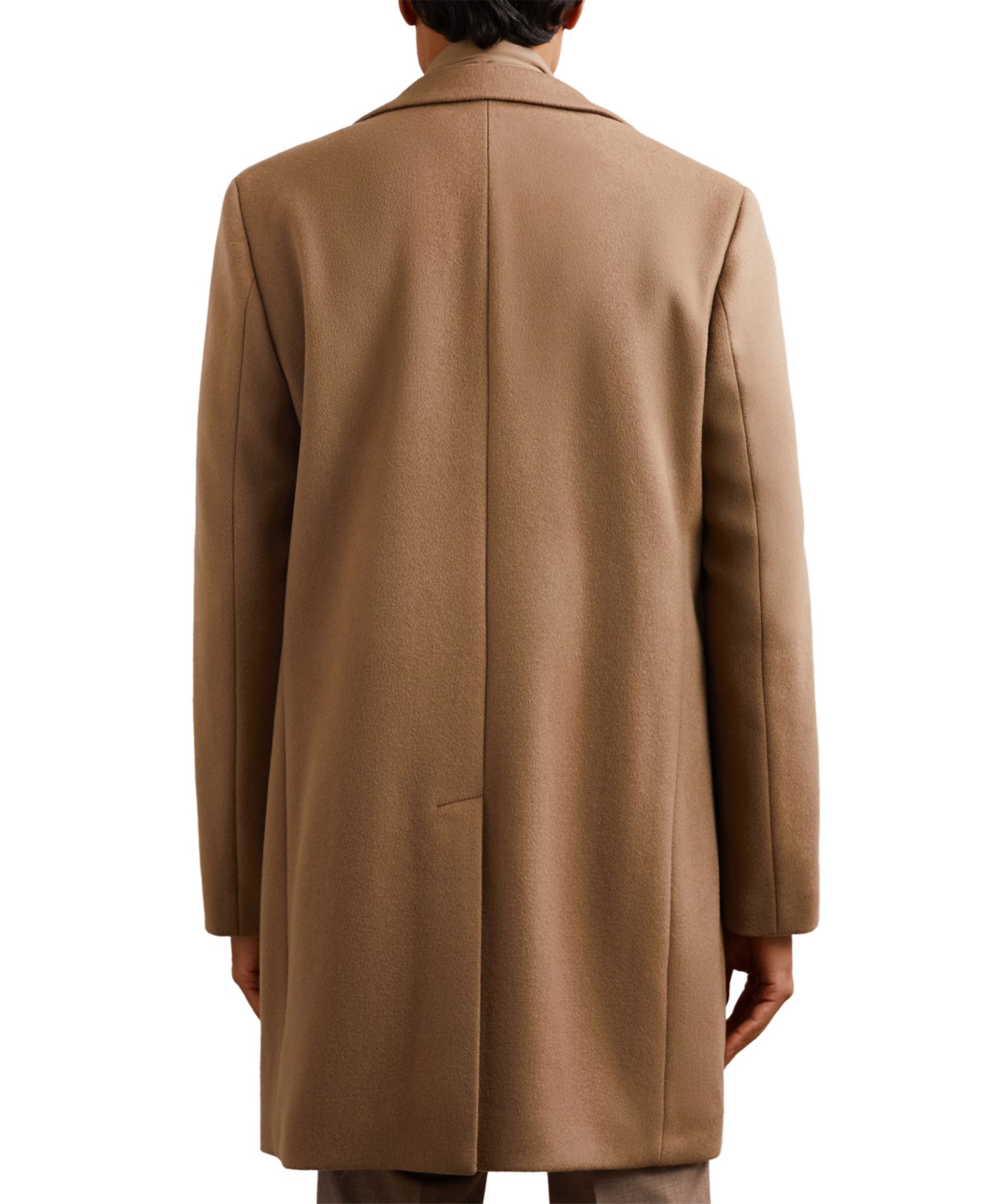 Men's Gable Wool-Blend Removable Padded Gilet Overcoat