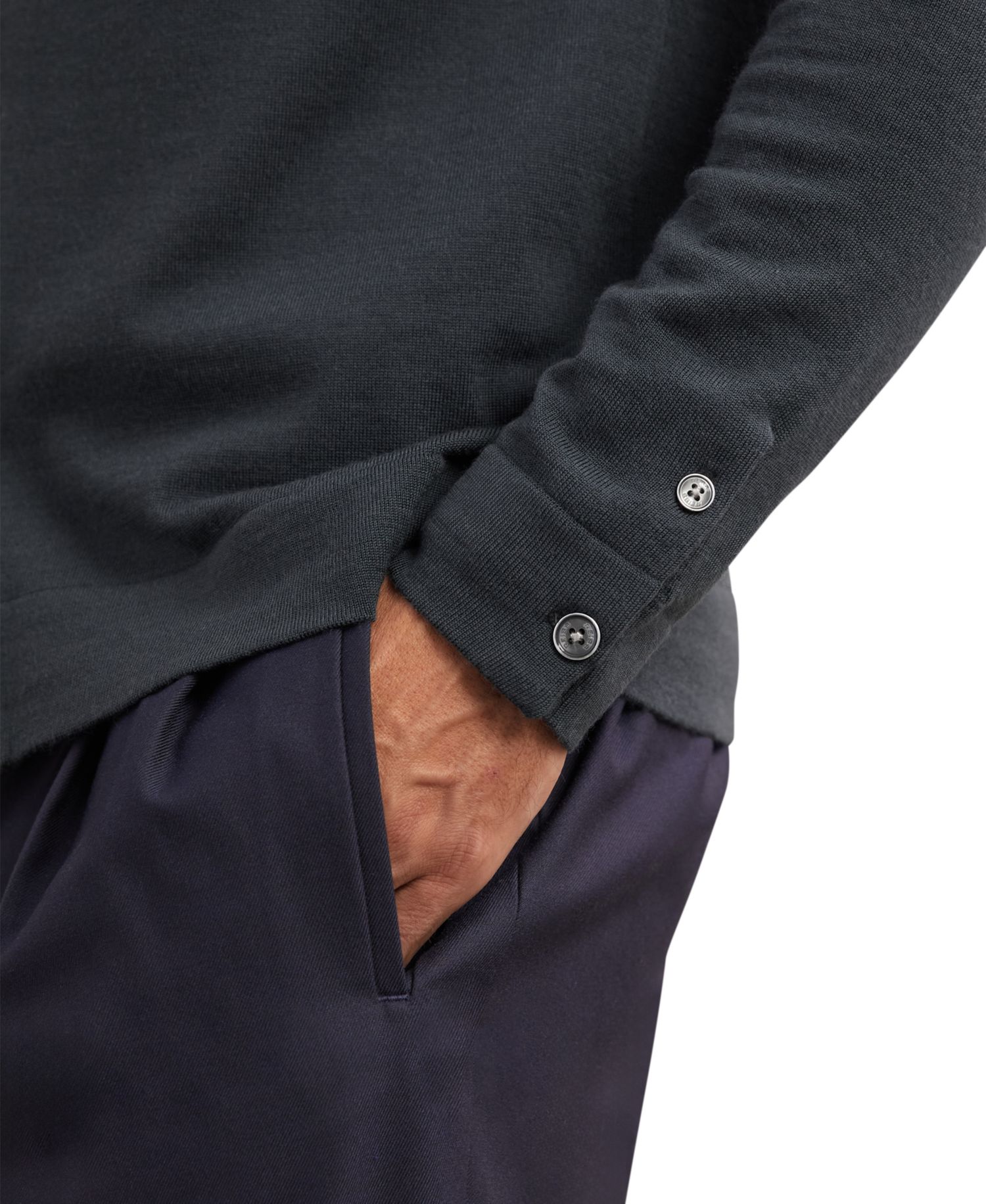 Men's Forbes Merino Wool Slim Fit Cardigan