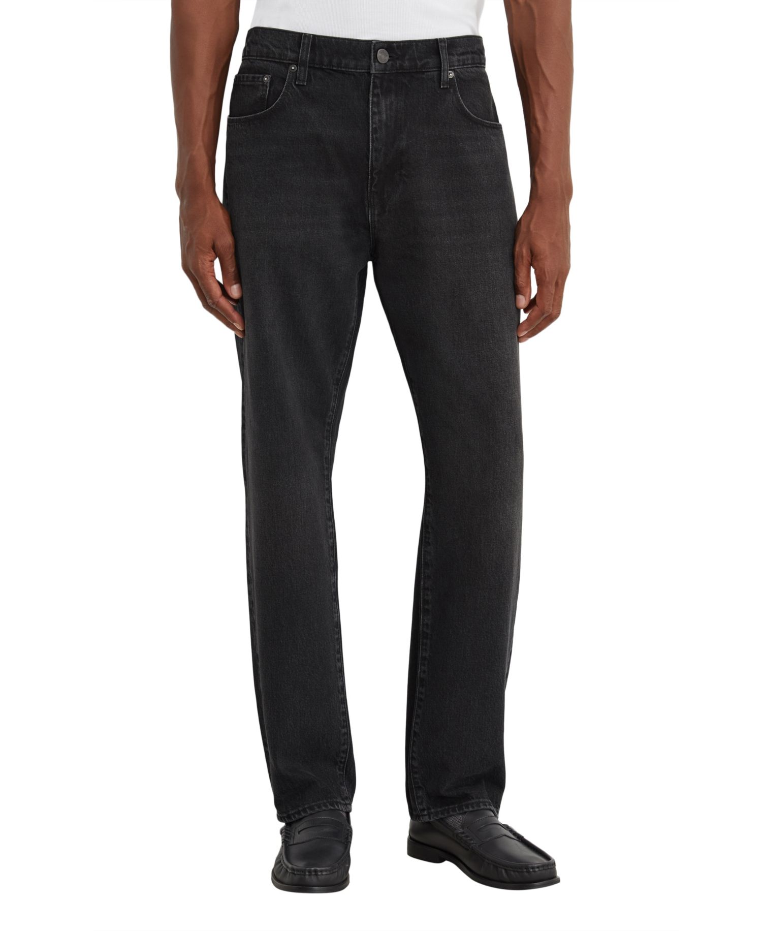 Men's Dylan Relaxed Straight-Leg Dark Wash Jeans