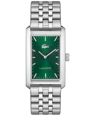 Men's Quartz Santiago Silver-Tone Stainless Steel Watch 25.7 x 41.8mm