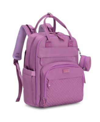 Diaper Bag Backpack Stylish 26L Hands Free Baby Bag with Changing Pad, Stroller Straps & Water-Resistant, Dark Gray, Large