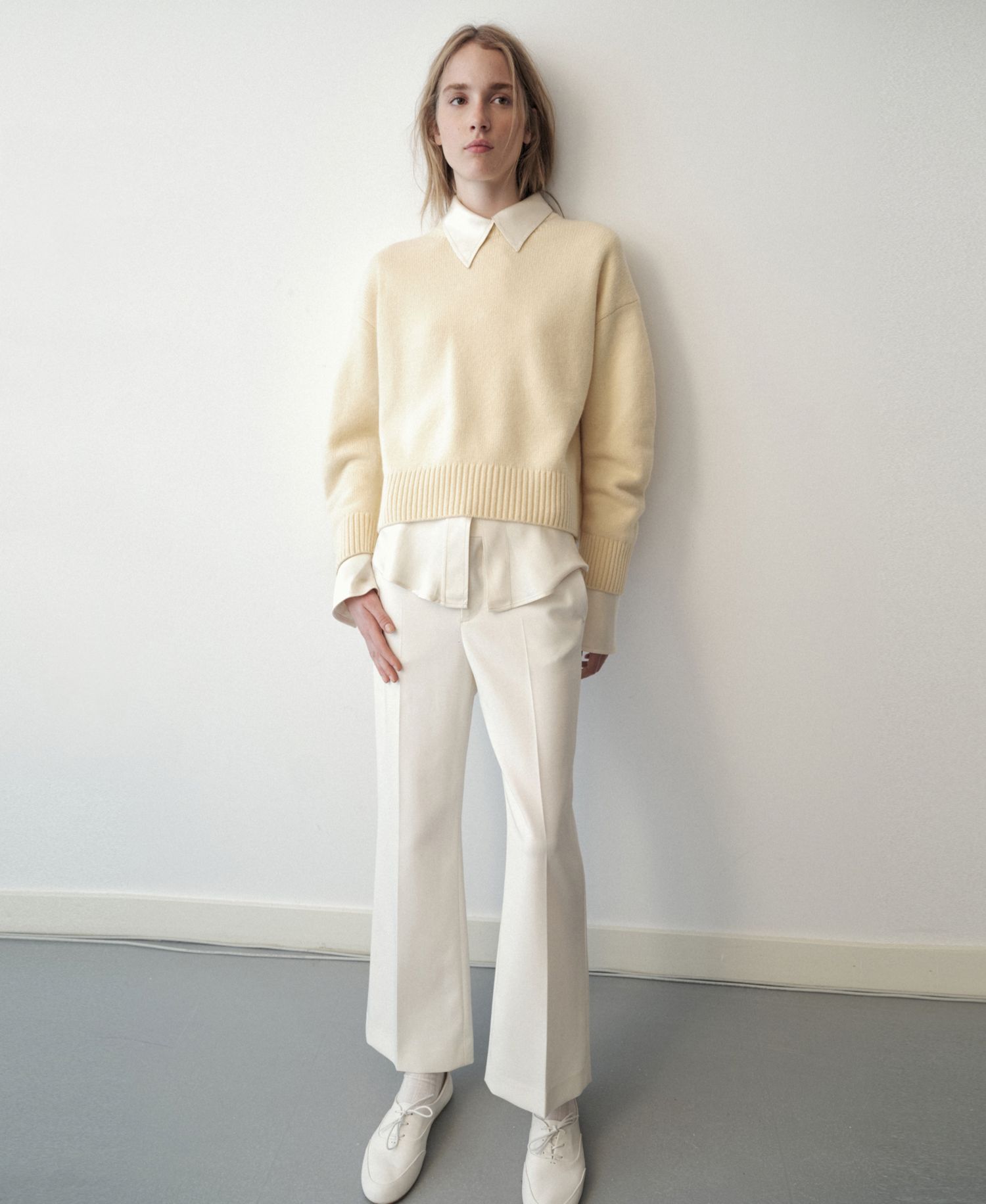Women's Selection Crewneck Wool-Blend Sweater