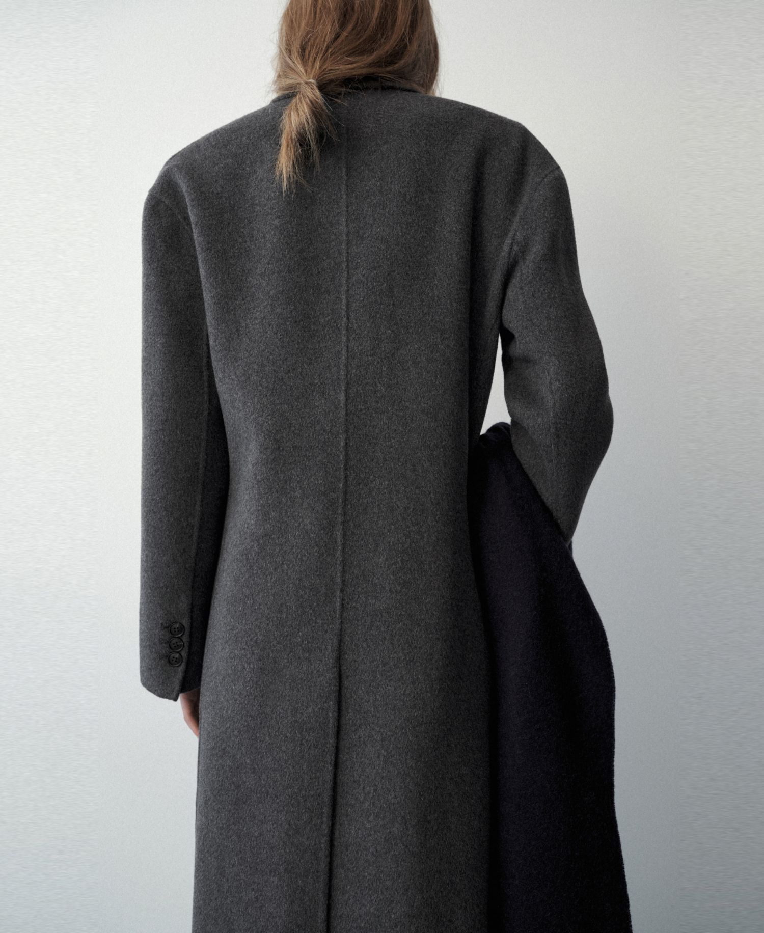 Women's Selection Wool-Cashmere Blend Long Double-Breasted Coat