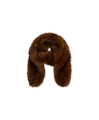 Women's Selection Plush Faux-Fur Scarf