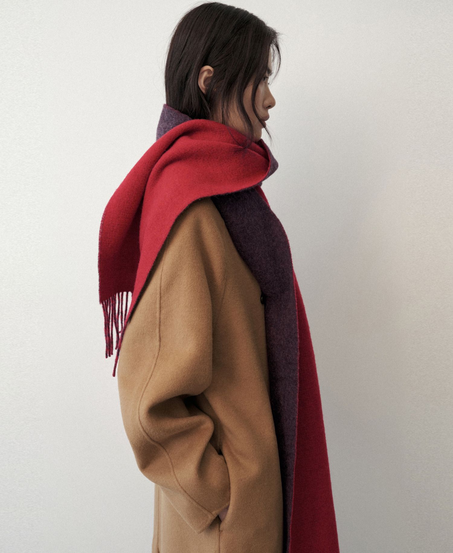 Women's Selection Reversible Wool Scarf