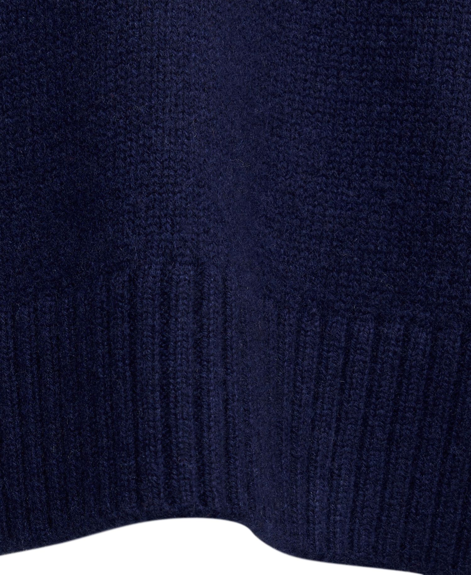 Women's Selection High Neck Contrast-Overlay Wool-Blend Sweater
