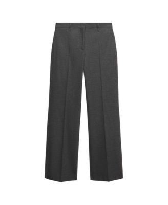 Women's Selection Wide-Leg Wool-Blend Pants