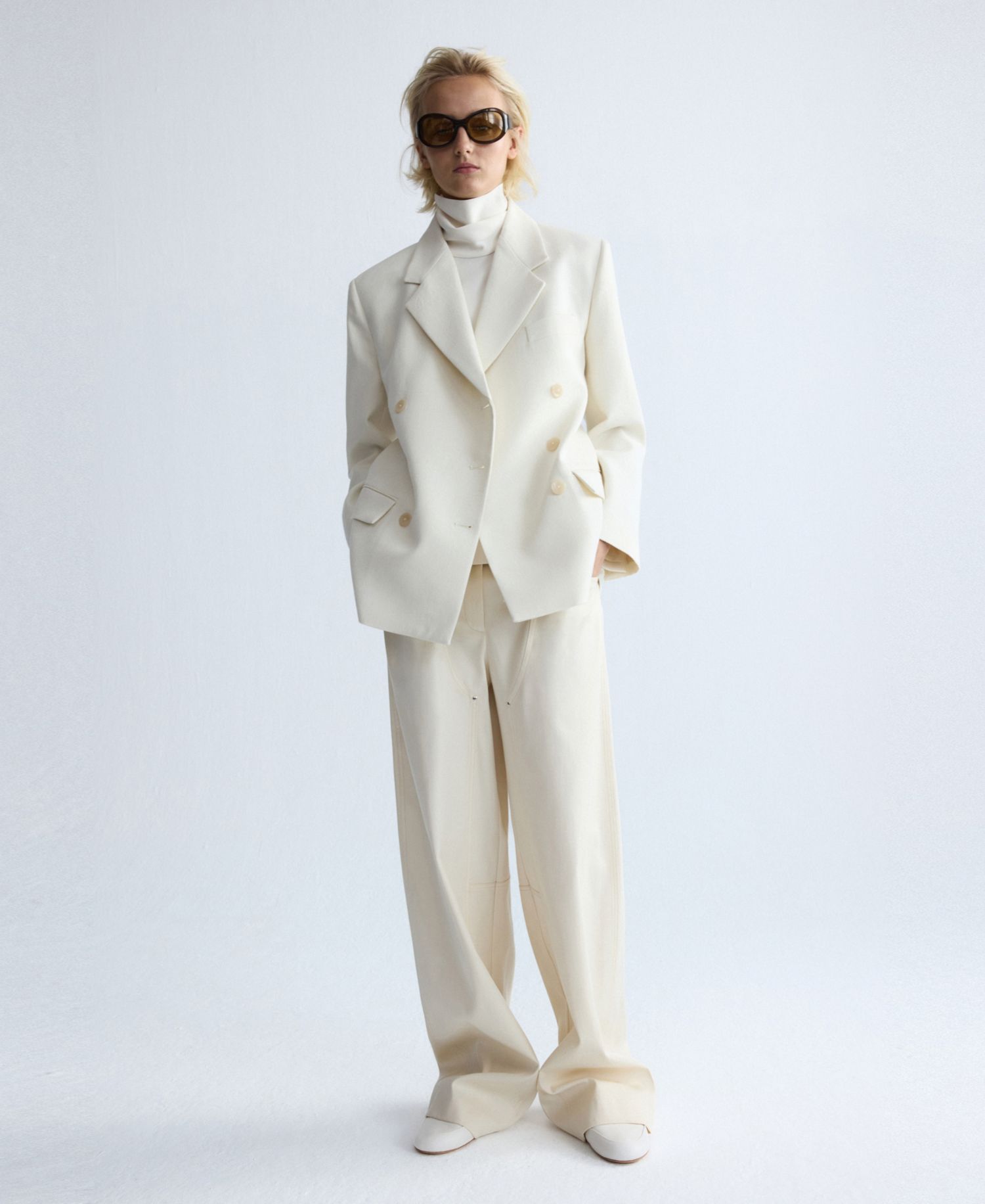 Women's Selection Double-Breasted Work Blazer