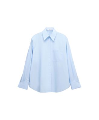 Women's Selection Long-Sleeve Straight-Fit Poplin Shirt