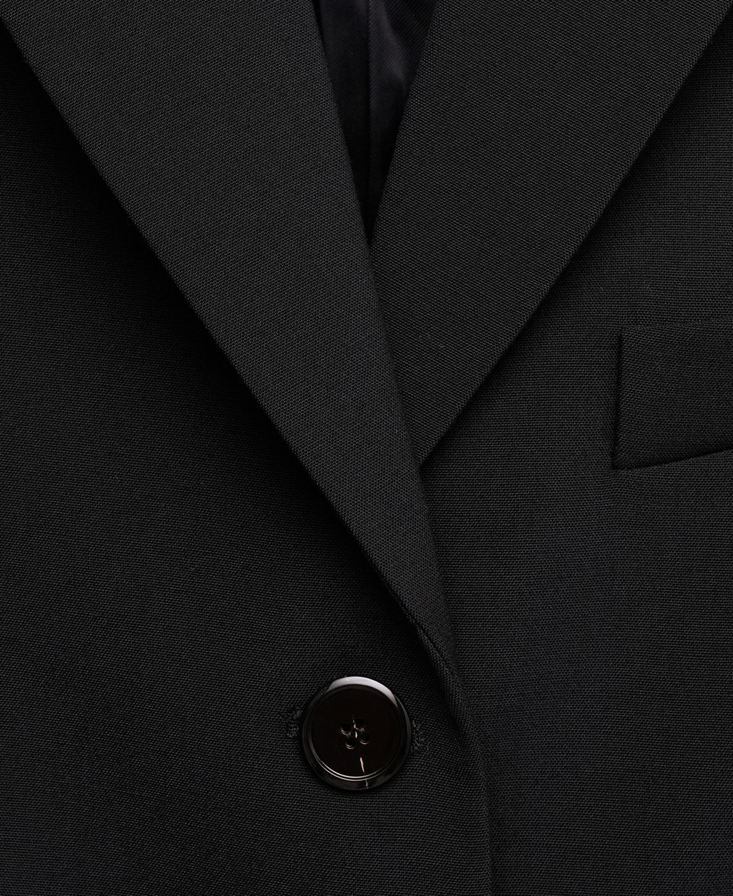 Женский пиджак MANGO Selection Slim-Fit Polyester/Wool-Blend Blazer, цвет: Чёрный — фото 5