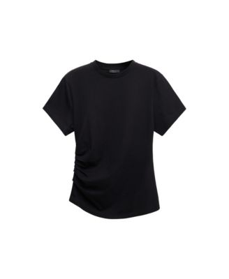 Women's Selection Crewneck Short-Sleeve Ruched T-Shirt