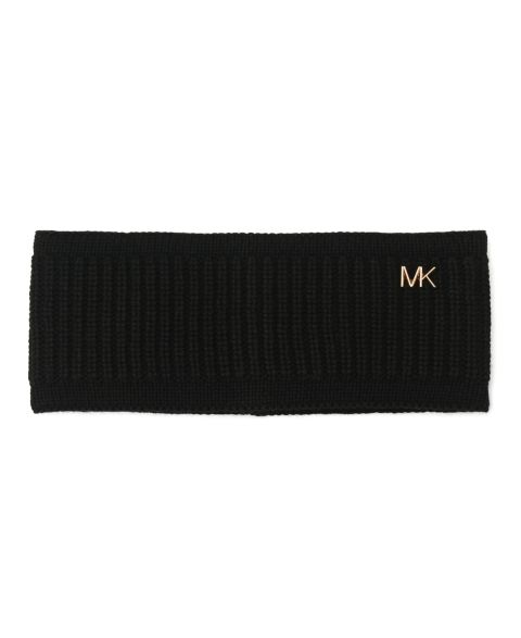 Женские аксессуары для волос Michael Kors Beveled Rib Headband, цвет: Чёрный