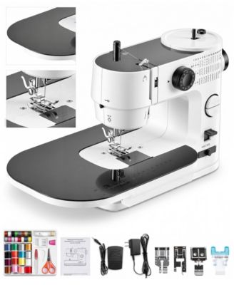 Sewing Machine 39 Stitch Patterns Portable For Beginners With Extension Table Foot Pedal And LED Light