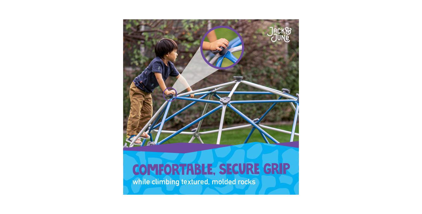 Детская игрушка Jack & June Jungle Gym Climber Free-Standing Steel Dome, 86" Diameter x 46" Tall, Ages 3+ — фото 5