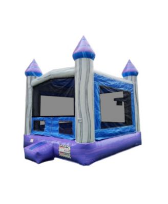 Crest 13' x 15' Commercial-Grade Inflatable Castle Bounce House, 1,050 lb Capacity, Ages 3+
