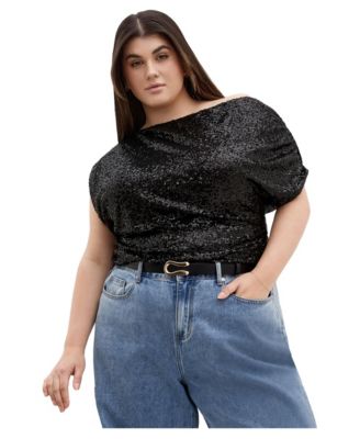 Women's Adorn Sequin Top