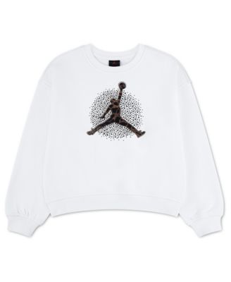 Girls' 7-16 Fierce and Fearless Jumpman Graphic Sweatshirt