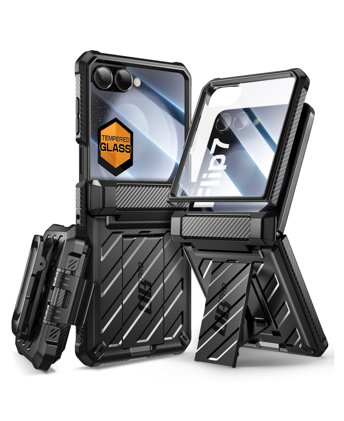 Supcase Unicorn Beetle Pro Rugged Belt Clip Built-in Screen Protector Case for Samsung Galaxy Z Flip7