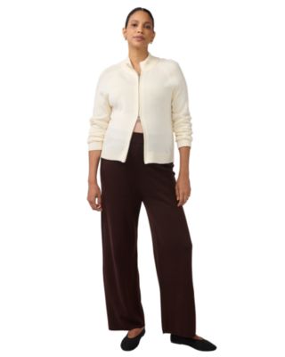 Maternity Wide Leg Knit Sweater Pant