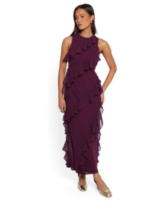 Women's Oriella Sleeveless Maxi Chiffon Dress