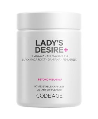 Lady's Desire Plus, Vitamin B6, Shatavari, Damiana, Maca, L-Arginine HCl, Fenugreek, 90 Count