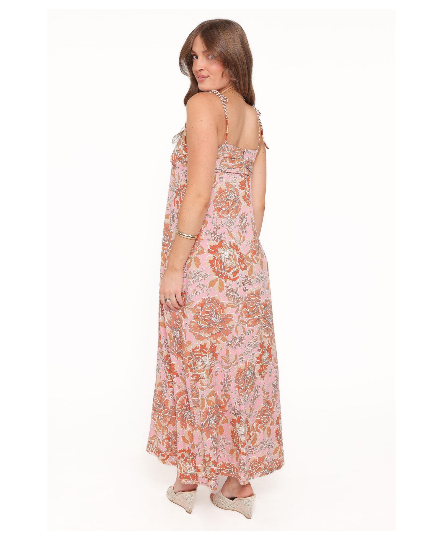 Women's Kahlie Floral-Print Square-Neck Maxi Dress