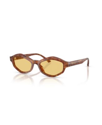 Women's Geometric Yellow-Lens Sunglasses JC5077U