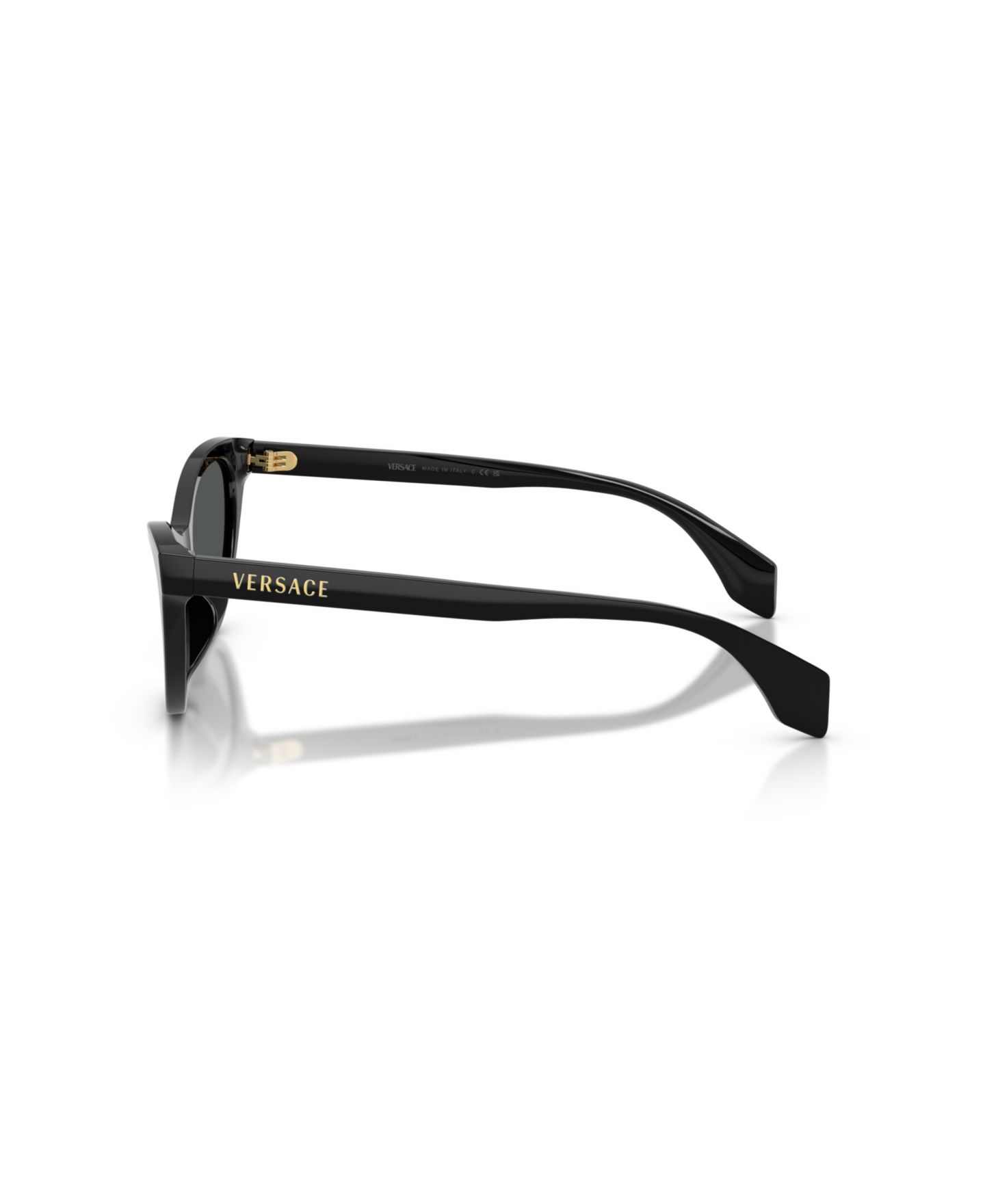 Женские солнцезащитные очки Versace Cat-Eye Sunglasses VE4522U, цвет: Чёрный — фото 4