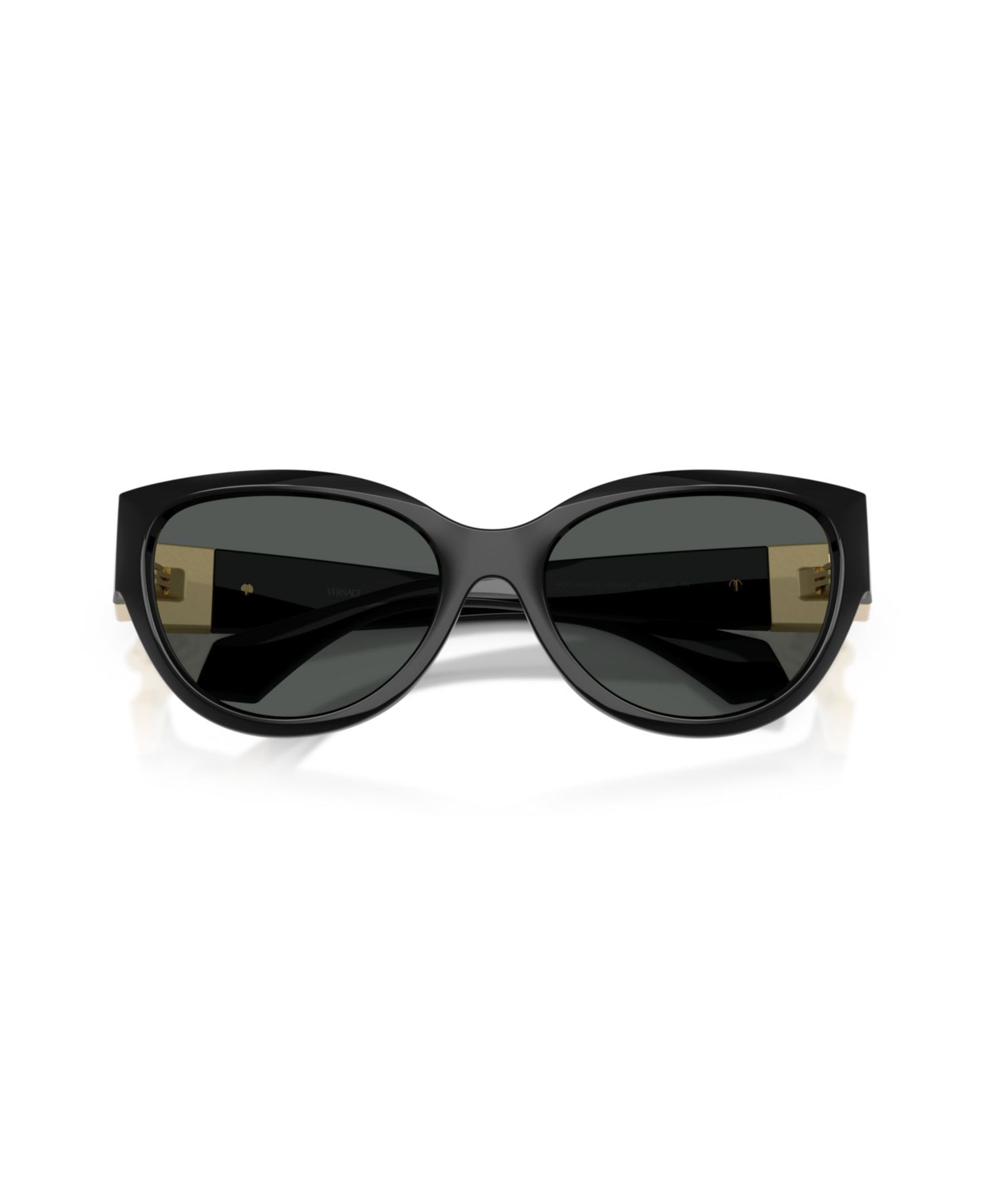 Women's Cat Eye Sunglasses with Gold Medusa Accents VE4524U
