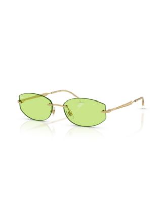 Rimless Geometric Gold-Tone Sunglasses RB3792