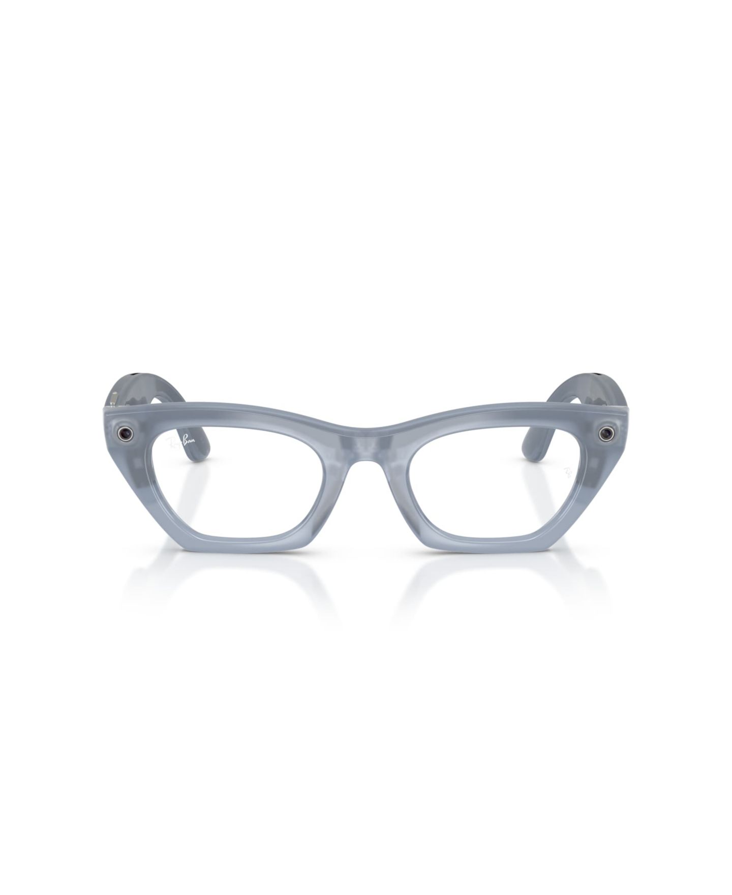Смарт-очки Ray-Ban Meta Gen 3 Cat-Eye Zena RW4015 унисекс с ИИ и линзами Transitions, цвет: Серый сиреневый — фото 2