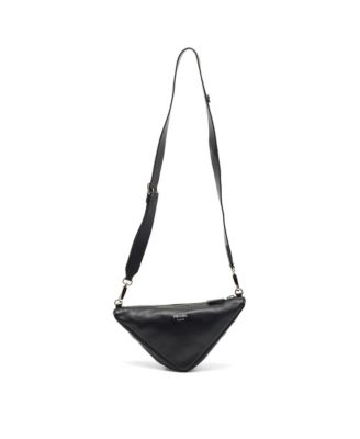 Triangle Adjustable Leather Shoulder Bag