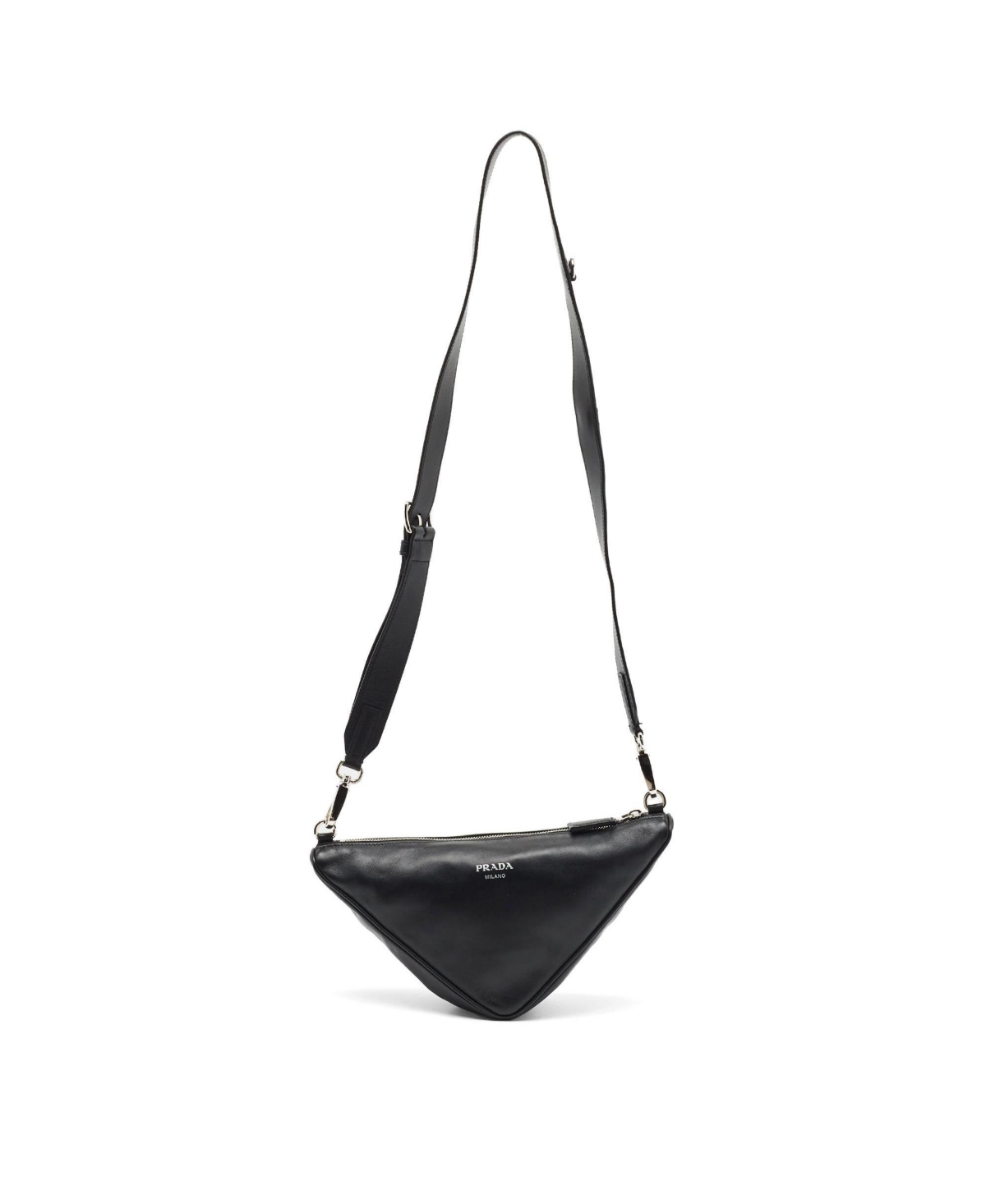 Pre-Owned Prada Women's Triangle Leather Shoulder Bag