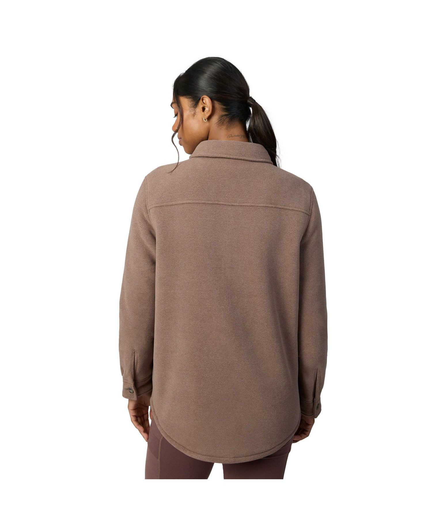 Women's Tundra Sherpa-Lined Double-Faced Fleece Shirt Jacket