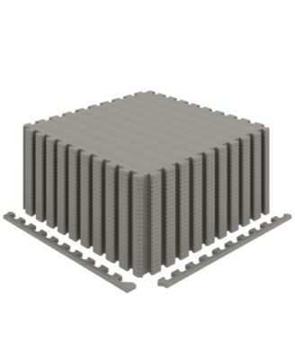 Interlocking EVA Foam Floor Tiles with Boarders Non-Slip Protective Flooring