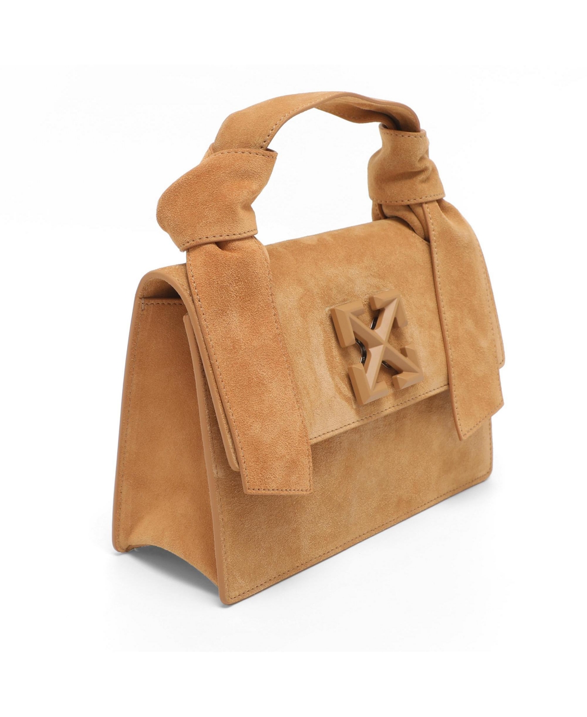 Pre-Owned Off-White Women's Jitney 1.4 Suede Shoulder Bag