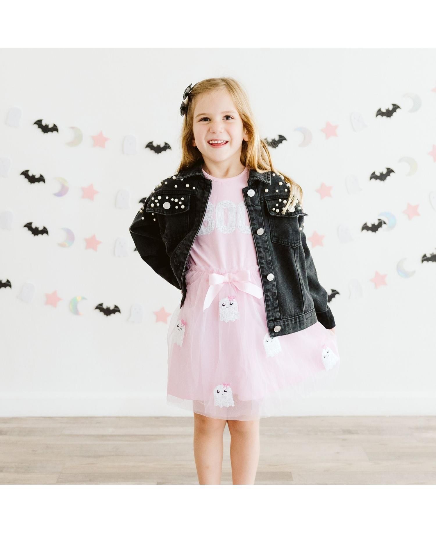 Big Girl's (10-12) Pearl Denim Jacket