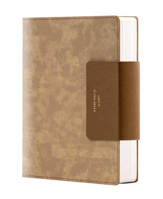 Leather Journal Notebook Lined Pages Magnetic Closure Ribbon Bookmarks Inner Pocket Premium Gift Box Writing Diary