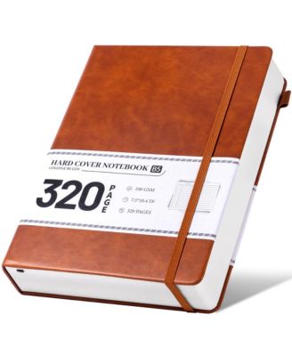 2 Pack Leather Hardcover Journals Notebooks for Work Writing Note Taking