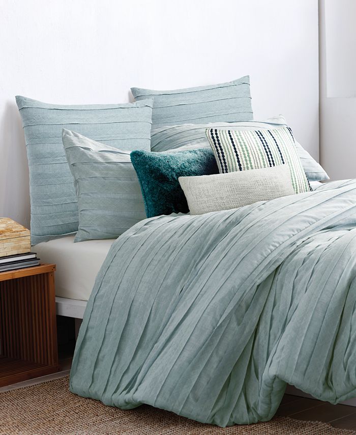 Donna Karan CLOSEOUT! DKNY Loft Stripe Jade Duvet Covers Macy's